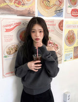 #ビューティフルボートネックワンショルダーニット (3color)
