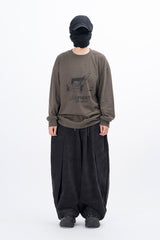 アカバランアウト長袖Tシャツ