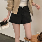 [Belledmade/front pocket] ペッパーフロントポケット3/4デニムショーツ＆ショーツ