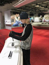 スナップ ノンフェード デニム ストリング ワイドパンツ 2C