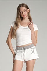 Glow routine ラウンドトップ, White