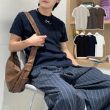 slim short sleeve knit