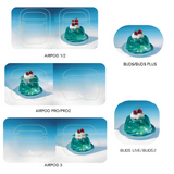 Pudding Blue Airpod case