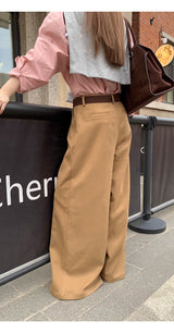 Super Pintuck Wide Cotton Pants