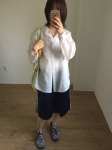 Stripe Cotton Shirt (2color)