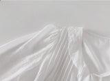 Poen puff string frilled blouse