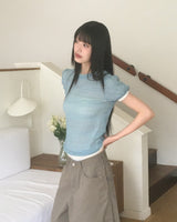 リーベルメッシュレース半袖Tシャツ