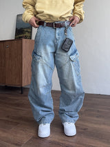 Glide Wide Cargo Denim (3color) (No.1007)