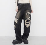 (Unisex) Letian vintage denim pants