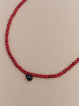Silver925_Red Turquoise Black Stone_N
