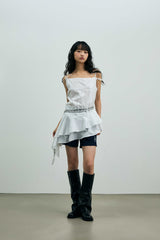 NYX MINI DRESS / WHITE