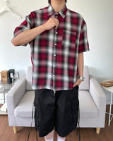 Shunut Checkered Short-Sleeved Shirt