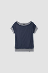 Mesh Layered Top / Grey
