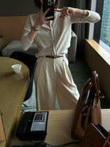 Compact cashmere round cardigan/5 colors