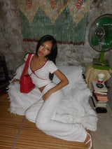 Bake Slim Pants (White)