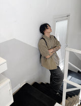 No.0727 general washing half SHIRT (3color)