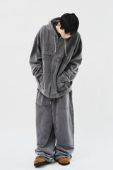 Nerv Pigment Hooded Zip Up (3color)