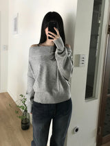 Katie Off-Shoulder Knitwear (3 colors)