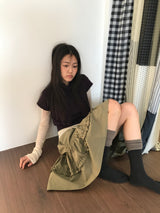 ブレア ツートン ニーハイソックス(3color)