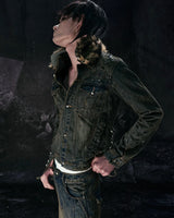 "MORE CHAOS" SPIKED JAPANESE DENIM SET - DENIM SET