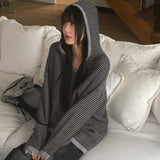 Enpa Stripe Oversized-Fit Hooded Knitwear