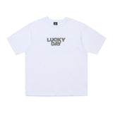 ラッキーデイクローバーT　ホワイト