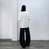 テクスチャードバギードロッぺードTシャツ