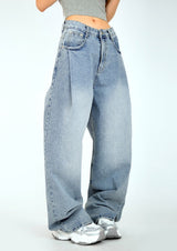Cloud Wide Denim Pants(2colors)