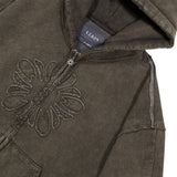 [24SS LSD COLLECTION] MUGUNG Vintage Zip-up Hoodie_Brown