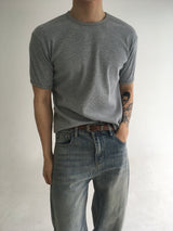 waffle ringer short sleeve(3colors)