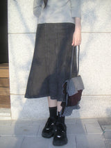 garment midi skirt