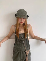 Vintage denim buket(2c)
