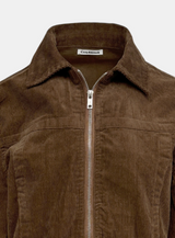 Della Corduroy Short Zip-Up Jacket