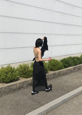 ホルタードレープワンピース