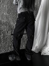 dying cutting zipper pants