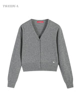 Basic Cashmere Blend V-Neck Cardigan - 5 Colors