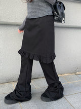 Leon Frill Midi Banding Skirt