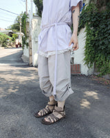 バブルロールアップ バミューダパンツ