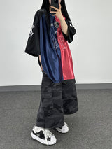 camo cotton skirt pants