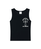CROSS STUD TANK TOP_BLACK