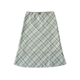 Check & Dot Mix A-Line Skirt 233114720