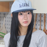 logo two tone cap sky blue & navy