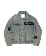 BBD Graffiti Metal Logo Denim Jacket (Rusty Blue)