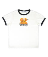 REVERSE TEDDY RINGER TEE_Charcoal
