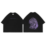HIERARCHY STUDIOS Unsolved - ブラックフィンガポイントオーバーサイズTシャツ