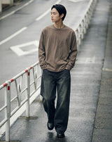 26SS★ ボーイ クロップ ピグメント ロングスリーブ Tシャツ