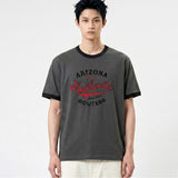 Essential Standard Short-Sleeve Ringer T-Shirt Arizona Charcoal