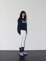 STUD CROP LEGGINGS (WHITE)
