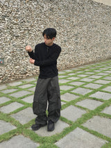 Looker Shirring Cargo Cotton Pants 3C