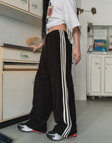Cable Leather Trackline Corduroy Pants